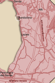 Map of Restaurant San Martino on Lake Garda
